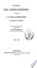 Storia del cristianesimo del canonico A. E. Berault-Bercastel traduzione dal francese. Vol. 1. [-37.]