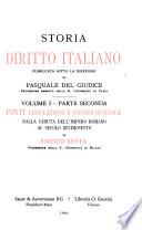 Storia del diritto italiano