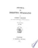 Storia del diritto italiano