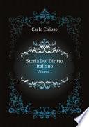 Storia Del Diritto Italiano