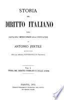 Storia del diritto pubblico e delle fonti. 3. v