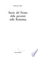 Storia del Fronte della gioventù nella Resistenza