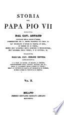 Storia Del Papa Pio VII ; Tradotta Dall'Ab. Cav. Cesare Rovida