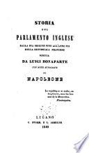 Storia del parlamento inglese