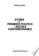Storia del pensiero politico e sociale contemporaneo