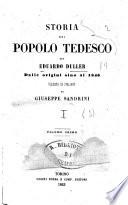 Storia del popolo tedesco dalle origini sino al 1846