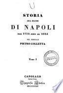 Storia del Reame di Napoli dal 1734 sino al 1825 del generale Pietro Colletta