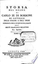 Storia del regno di Carlo III di Borbone