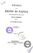 Storia del Regno di Napoli dall'origine de' suoi primi popoli sino al presente scritta da Massimo Nugnes