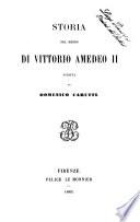 Storia del regno di Vittorio Amedeo 2. scritta da Domenico Carutti
