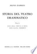 Storia del teatro drammatico ...: pte. 1. Grecia e Roma. pte. 2. Medioevo