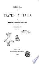 Storia del teatro in Italia di Paolo Emiliani-Giudici