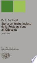 Storia del teatro inglese dalla Restaurazione all'Ottocento