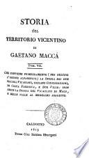 Storia del territorio vicentino. 14 tom. [in 17 pt.].