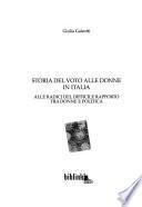 Storia del voto alle donne in Italia