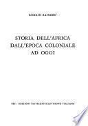 Storia dell'Africa dall'epoca coloniale ed oggi