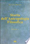 Storia dell'antropologia filosofica: Dalle origini fino a Vico
