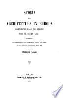Storia dell' architettura in Europa