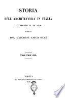 Storia dell'architettura in Italia dal secolo 4. al 18