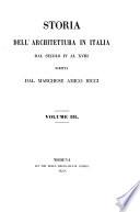 Storia dell'architettura in Italia dal secolo 4. al 18