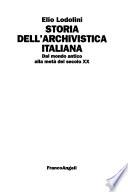 Storia dell'archivistica italiana