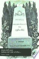 Storia dell'armi italiane dal 1796-1814 ... Con prefazione e note di Pietro Boniotti