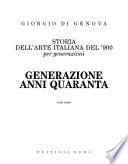 Storia dell'arte italiana del '900