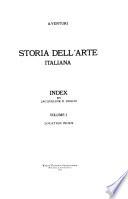 Storia dell'arte italiana: Location index