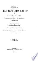 Storia dell'esercito sardo e de' suoi alleati nelle campagne di guerra, 1848-49