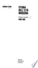 Storia dell' età moderna: 1598-1661