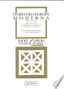 Storia dell'Europa moderna