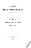 Storia dell'Instituto archeologico germanico, 1829-1879 [by A.T.F. Michaelis]. Trad