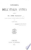 Storia dell'Italia Antica ... Seconda edizione con ... aggiunte