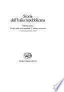 Storia dell'Italia repubblicana: L'Italia nella crisi mondiale. L'ultimo ventennio (1-2)