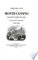 Storia della Badia di Monte-Cassino , 1