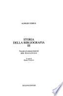 Storia della bibliografia