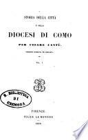 Storia della citt A a e della diocesi di Como