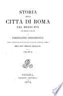 Storia della città di Roma nel medio evo dal secolo V al XVI