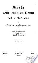 Storia della città di Roma nel medio evo
