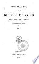 Storia della citta e della diocesi di Como