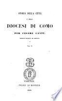 Storia della città e della diocesi di Como per Cesare Cantù