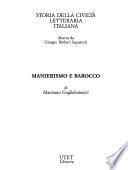 Storia della civiltà letteraria italiana: Manierismo e Barocco