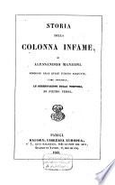 Storia della Colonna infame