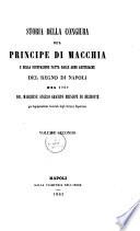 Storia della congiura del principe di Macchia e della occupazione fatta dalle armi Austriache