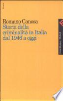 Storia della criminalità in Italia dal 1946 a oggi