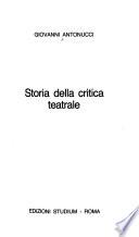 Storia della critica teatrale