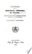 Storia della Economia pubblica in Italia ...
