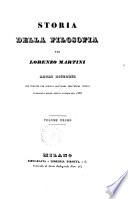 Storia della filosofia altri discorsi che possono far seguito all'opera coll'egual titolo pubblicata dallo stesso autore nel 1838 per Lorenzo Martini