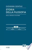 Storia della filosofia dalle origini a Platone