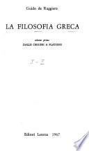Storia della filosofia